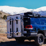 Hitch mounted tent clearance